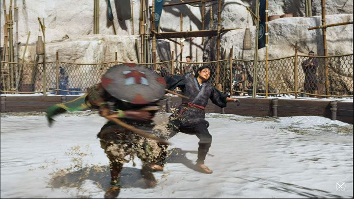 The best way to deal with Takes regular attacks is to parry - Ghost of Tsushima Iki Island: How to beat Take? - The Hidden Cove Tournament - arena battles - Ghost of Tsushima Guide, Walkthrough