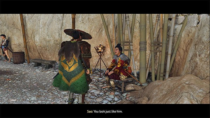 Sao is one of the four participants in The Hidden Bay Tournament - Ghost of Tsushima Iki Island: How to beat Sao? - The Hidden Cove Tournament - arena battles - Ghost of Tsushima Guide, Walkthrough