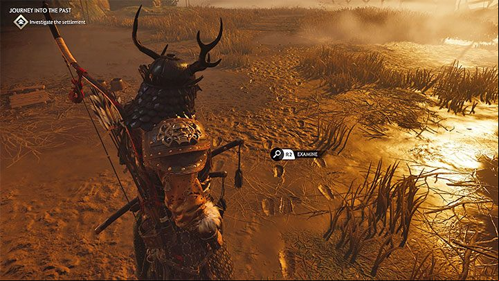 After reaching the village, you can optionally talk to one of the villagers and explore the larger cabin where youll find the first DLC-related note, among other items - Ghost of Tsushima Iki Island: Journey Into the Past - walkthrough - Main Missions - Ghost of Tsushima Guide, Walkthrough