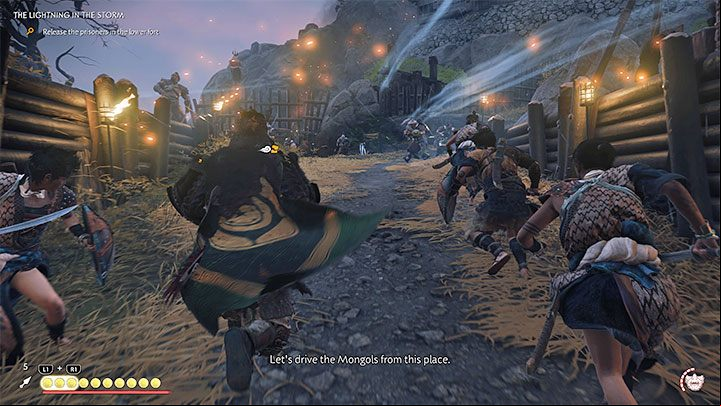 From now on, be ready to participate in direct fighting - Ghost of Tsushima Iki Island: The Lightning in the Storm - walkthrough - Main Missions - Ghost of Tsushima Guide, Walkthrough