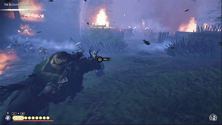 Get on your horse and start riding - Ghost of Tsushima Iki Island: The Blessing of Death - walkthrough - Main Missions - Ghost of Tsushima Guide, Walkthrough