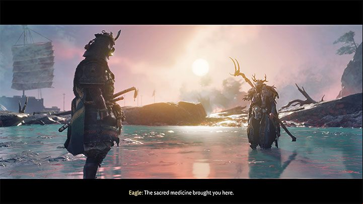 The Eagle is the DLCs final boss - Ghost of Tsushima Iki Island: The Blessing of Death - walkthrough - Main Missions - Ghost of Tsushima Guide, Walkthrough