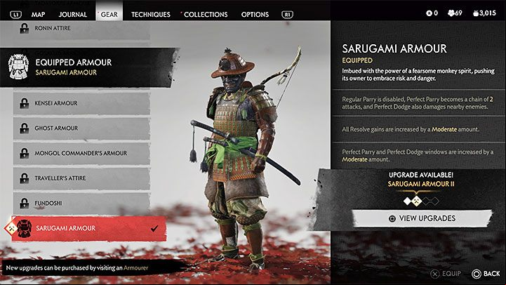 The main reward for completing this side quest is the Sarugami Armour which you will obtain upon defeating the Black Hand Riku boss - Ghost of Tsushima Iki Island: The Legend of Black Hand Riku - walkthrough - Mythic Tales - Ghost of Tsushima Guide, Walkthrough