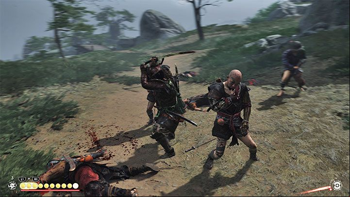 Outside, you will meet Kashira, who will demand the newly found armor from your character - Ghost of Tsushima Iki Island: The Legend of Black Hand Riku - walkthrough - Mythic Tales - Ghost of Tsushima Guide, Walkthrough