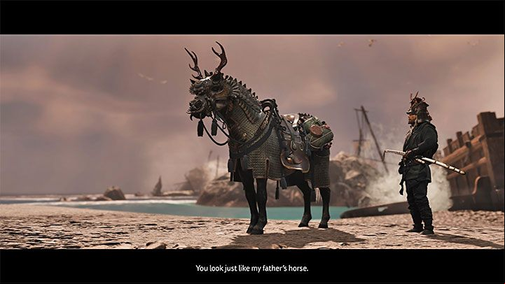 The main reward for ing this mythical quest is the Sakai horse armor which is found on board one of the ships in the ship graveyard - Ghost of Tsushima Iki Island: The Legacy of Kazumasa Sakai - walkthrough - Mythic Tales - Ghost of Tsushima Guide, Walkthrough