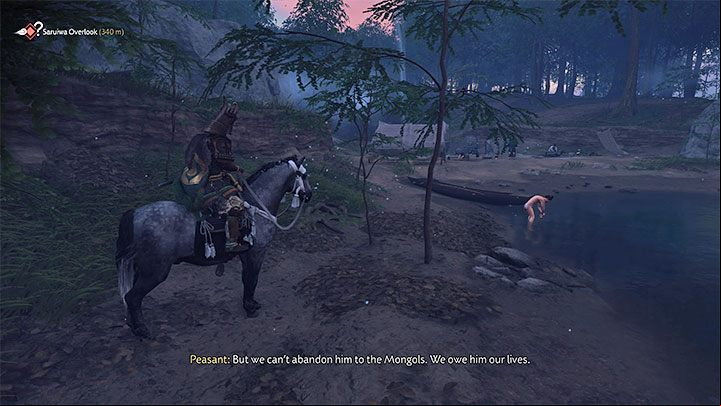 The quest marker will appear in the central part of the island, next to Lake Nagata - Ghost of Tsushima Iki Island: The Impact of Loss - walkthrough - Side Quests - Ghost of Tsushima Guide, Walkthrough