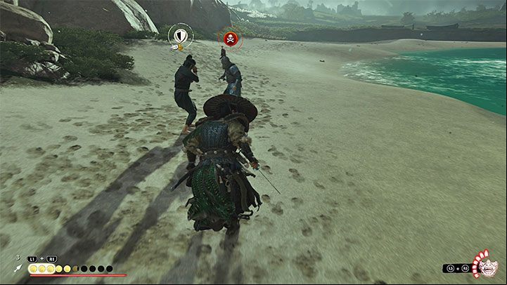 During this entire quest, beware of enemies with skulls over their heads - Ghost of Tsushima Iki Island: The Impact of Loss - walkthrough - Side Quests - Ghost of Tsushima Guide, Walkthrough