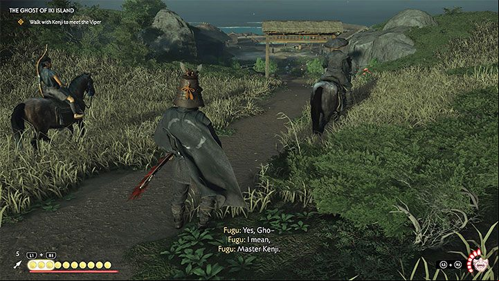 You will travel there on horseback and the journey should go without any issues - Ghost of Tsushima Iki Island: The Ghost of Iki Island - walkthrough - Side Quests - Ghost of Tsushima Guide, Walkthrough