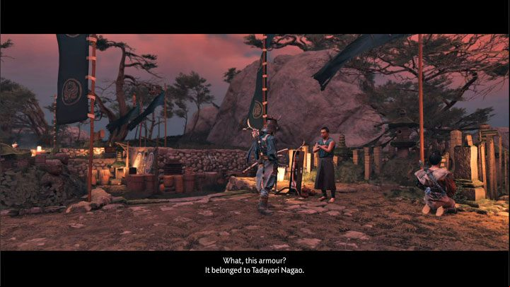 Once again, talk to the villager at the Raider Memorial - Ghost of Tsushima Iki Island: Archery challenges - Secrets and Collectibles - Ghost of Tsushima Guide, Walkthrough