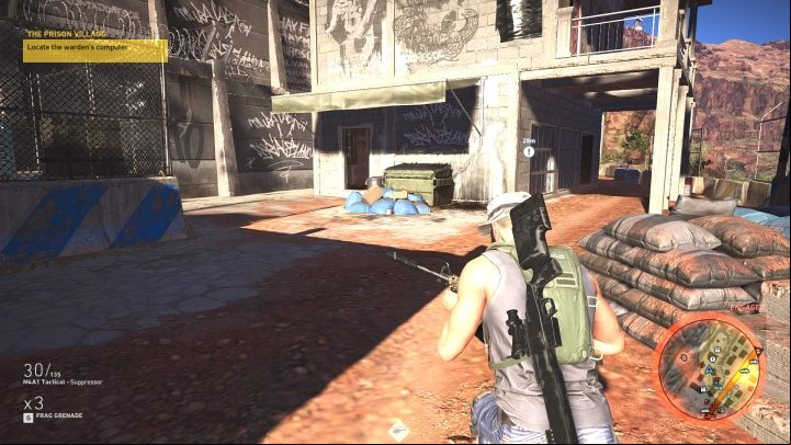 Valuable information can be obtained in this building - The Prison Village | San Mateo Walkthrough - San Mateo - Tom Clancys Ghost Recon: Wildlands Game Guide