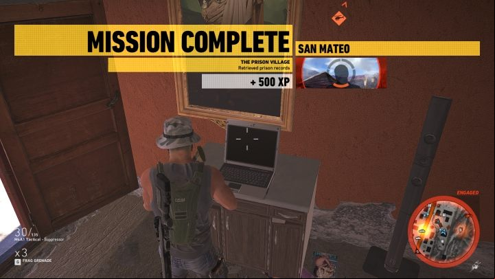 Laptop containing the records - The Prison Village | San Mateo Walkthrough - San Mateo - Tom Clancys Ghost Recon: Wildlands Game Guide