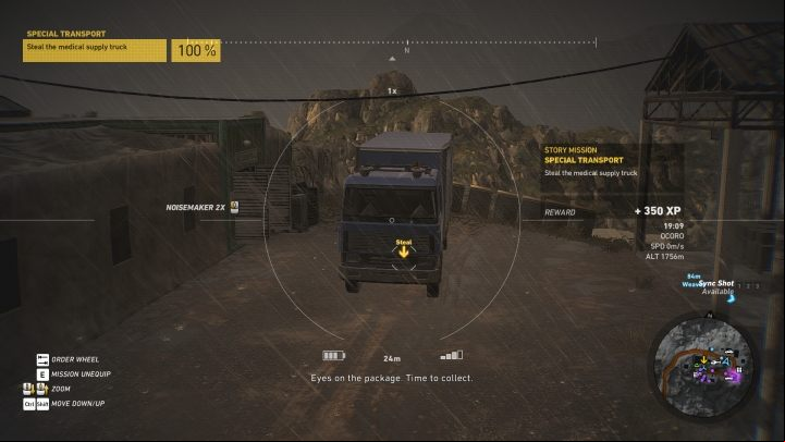 You need to steal the supply truck - Special transport | Ocoro Walkthrough - Ocoro - Tom Clancys Ghost Recon: Wildlands Game Guide