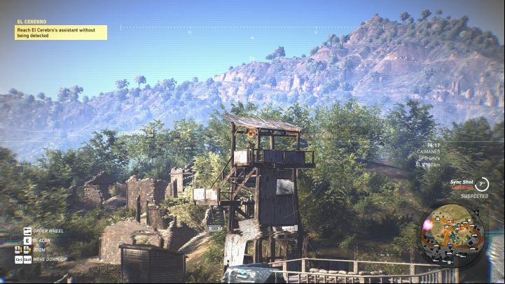 The sniper - El Cerbero | Caimanes Walkthrough - Caimanes - Tom Clancys Ghost Recon: Wildlands Game Guide