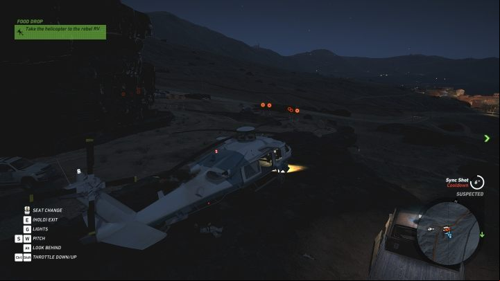 Stealing the chopper does not require you to kill any soldiers - Side Missions | San Mateo Walkthrough - San Mateo - Tom Clancys Ghost Recon: Wildlands Game Guide