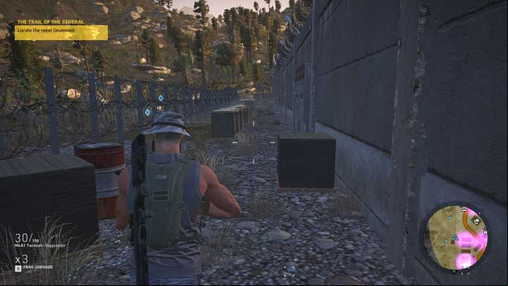 Start by getting around the first barbed wire - The Trail of the General | Flor De Oro walkthrough - Flor De Oro - Tom Clancys Ghost Recon: Wildlands Game Guide