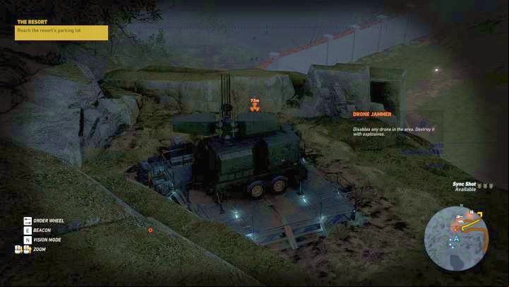 The drone jammers are frequently located on the side. - How to turn the Drone Jammer off in Ghost Recon Wildlands? - FAQ - Tom Clancys Ghost Recon: Wildlands Game Guide