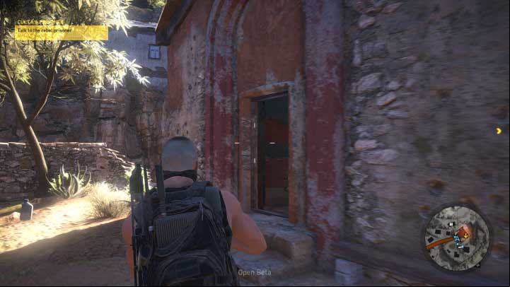 When most of the area is clear, go with your team next to the church - Cultas Prisoner | Itacua Walkthrough - Itacua - Tom Clancys Ghost Recon: Wildlands Game Guide