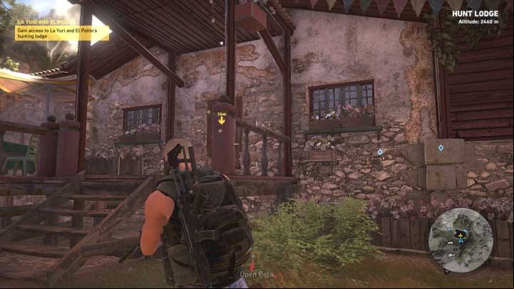 To open the doors lock, use the interaction button - La Yuri y El Polito | Itacua Walkthrough - Itacua - Tom Clancys Ghost Recon: Wildlands Game Guide