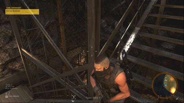 When you get to the stairs go down where the last group of enemies waits - Carl Bookhart | Montuyoc Walkthrough - Montuyoc - Tom Clancys Ghost Recon: Wildlands Game Guide