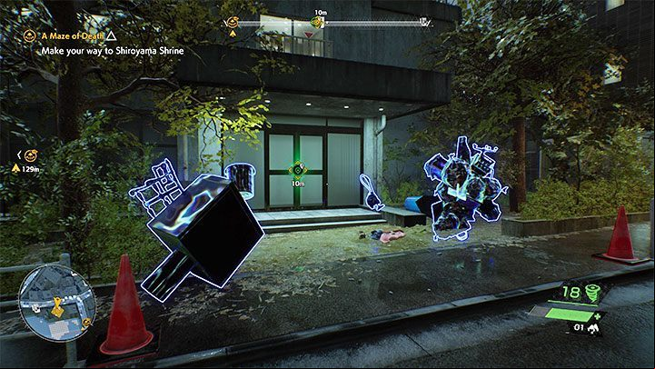 Find the entrance to the building shown in the picture above and go inside - Ghostwire Tokyo: Deep Cleaning - walkthrough - Quests available from chapter 2 - Ghostwire Tokyo Guide