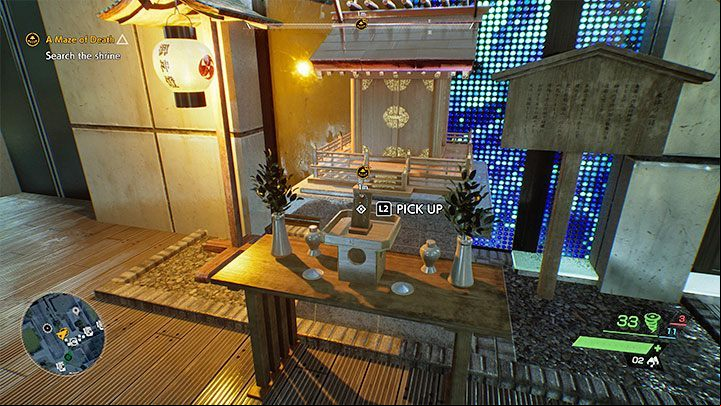 During your trip to the observation deck, you will come across a chapel with Prayer Beads - Ghostwire Tokyo: A Maze of Death - walkthrough - Chapter 2: Trouble - Ghostwire Tokyo Guide