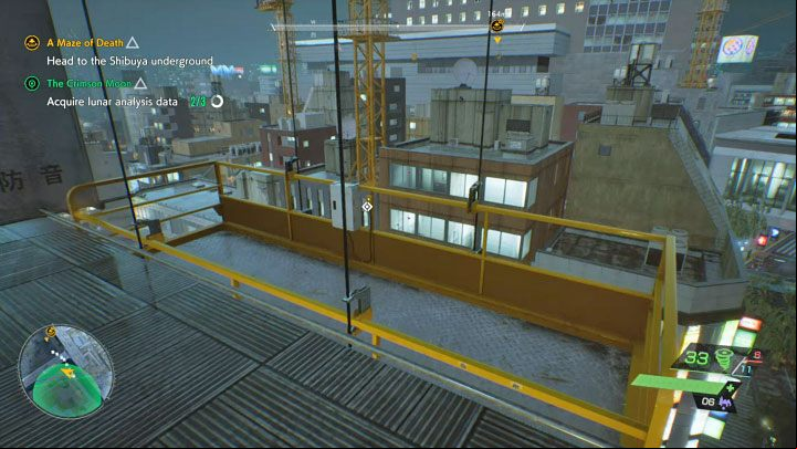 The first elevator will take you to the higher balconies - Ghostwire Tokyo: The Crimson Moon - walkthrough - Quests available from chapter 2 - Ghostwire Tokyo Guide