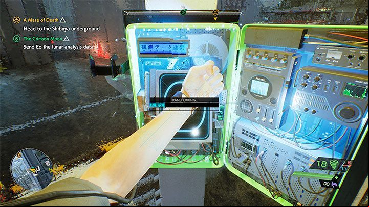 To finish this quest, you have to reach the marked telephone booth - Ghostwire Tokyo: The Crimson Moon - walkthrough - Quests available from chapter 2 - Ghostwire Tokyo Guide