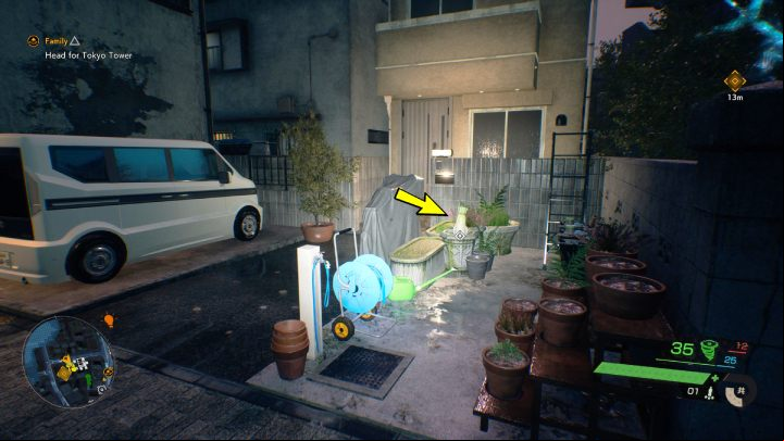 The relic can be found next to the building to the west of the Matsumi Shrine - Ghostwire Tokyo: Relics, Central Tokyo - list of all - Relics - Ghostwire Tokyo Guide