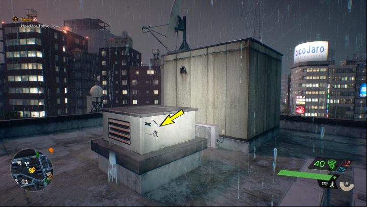 The relic can be found on the roof of the skyscraper south of the Hitani Shrine - Ghostwire Tokyo: Relics, Central Tokyo - list of all - Relics - Ghostwire Tokyo Guide
