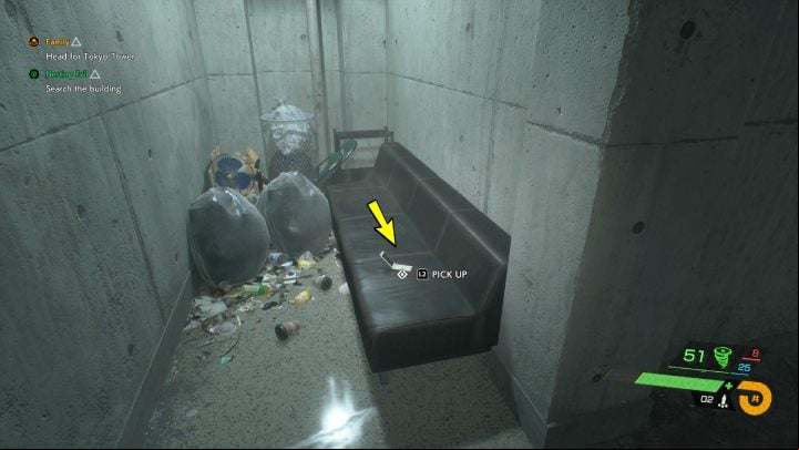 The relic can be found in the room on the left by searching the building during the Nesting Evil side mission - Ghostwire Tokyo: Relics, Central Tokyo - list of all - Relics - Ghostwire Tokyo Guide