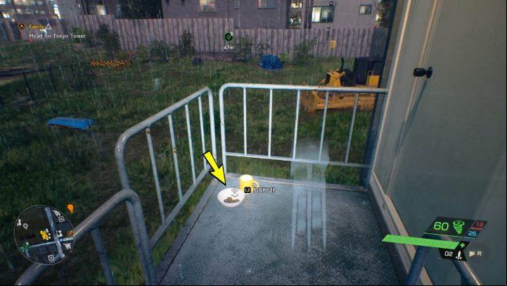 The relic is at the construction site in the Tsukinami region - Ghostwire Tokyo: Relics Southern Tokyo - list of all - Relics - Ghostwire Tokyo Guide
