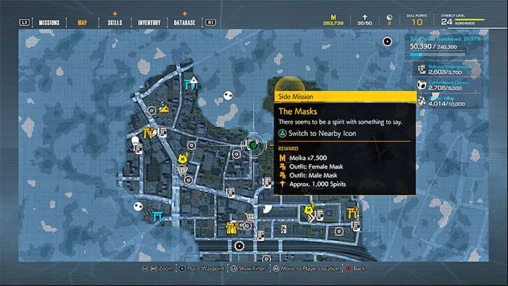You can start this quest after completing The Dreaming Jewel side quest - Ghostwire Tokyo: The Masks - walkthrough - Quests available from chapter 3 - Ghostwire Tokyo Guide