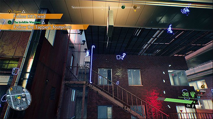 Following the footprints will take a long time - Ghostwire Tokyo: The Invisible Wanderer - walkthrough - Quests available from chapter 4 - Ghostwire Tokyo Guide