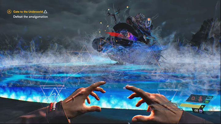 The final boss has various attacks on his disposal - Ghostwire Tokyo: Gate to the Underworld - walkthrough - Chapter 6: Binding - Ghostwire Tokyo Guide