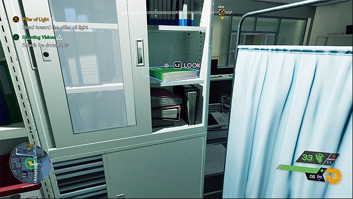 After reaching the nurses' room, you have to locate the Kent Insect - Fatal Accident Report shown in the above picture - Ghostwire Tokyo: Haunting Visions - walkthrough - Quests available from chapter 3 - Ghostwire Tokyo Guide