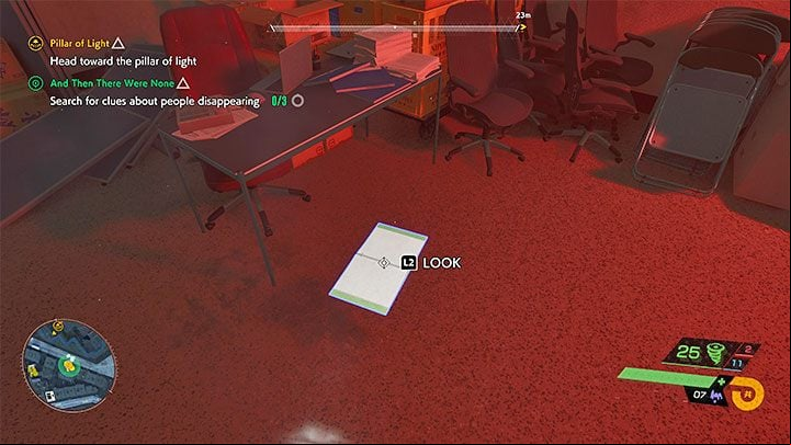 There are 3 tracks to be located in different parts of the building - Ghostwire Tokyo: And Then There Were None - walkthrough - Quests available from chapter 3 - Ghostwire Tokyo Guide