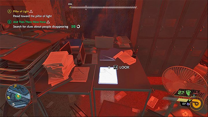 Clue 3 is also on the upper floor, but first you have to deal with a larger group of Visitors - Ghostwire Tokyo: And Then There Were None - walkthrough - Quests available from chapter 3 - Ghostwire Tokyo Guide