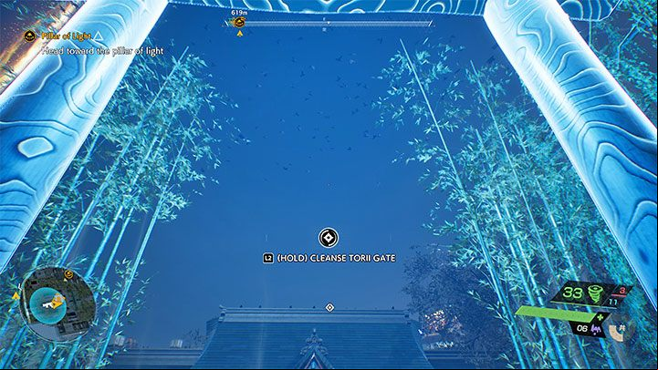 During this quest, you need to steadily head north towards the current objective marker - Ghostwire Tokyo: Pillar of Light - walkthrough - Chapter 3: Connection - Ghostwire Tokyo Guide