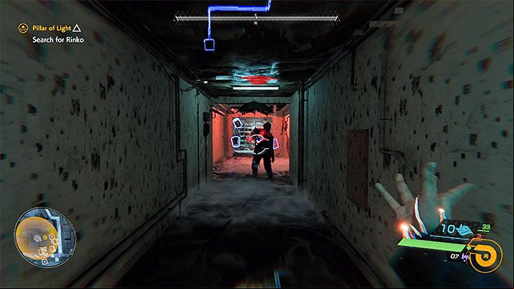 Along the way, destroy the corrupted area by targeting its weak point - Ghostwire Tokyo: Pillar of Light - walkthrough - Chapter 3: Connection - Ghostwire Tokyo Guide