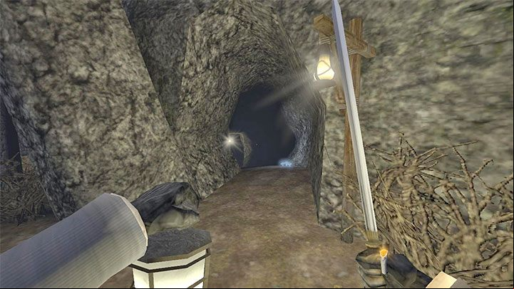 You'll reach a path next to the cliff - Gloomwood: Coast Cliffside (cliff, lighthouse) - walkthrough - Walkthrough - Gloomwood Guide, Walkthrough