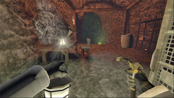 The ageway in the tavern's cellar leads to some more caves - Gloomwood: Coast Cliffside (cliff, lighthouse) - walkthrough - Walkthrough - Gloomwood Guide, Walkthrough