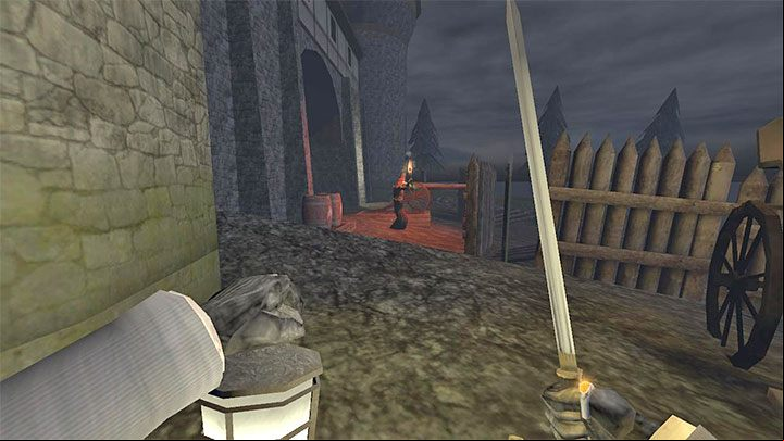 Your new distination are the city gates leading to the Market District - Gloomwood: Coast Cliffside (cliff, lighthouse) - walkthrough - Walkthrough - Gloomwood Guide, Walkthrough