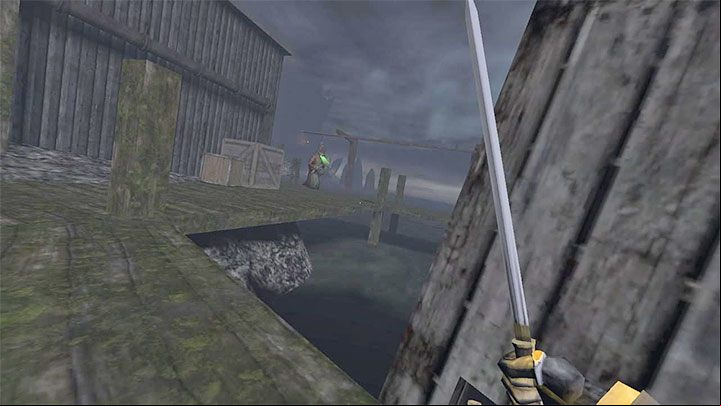 Your hero has the ability to lean to the sides (Q and E keys) - this is a great way of looking around the corner - Gloomwood: Stealth and silent elimination of opponents - Basics - Gloomwood Guide, Walkthrough