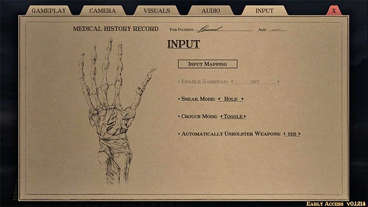 3 - Gloomwood: Accessibility settings - list of all - Appendix - Gloomwood Guide, Walkthrough