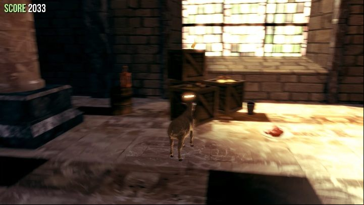 You will find this statue in the throne room, next to the wooden boxes - Goat statues in Goat Simulator - Basics - Goat Simulator Guide