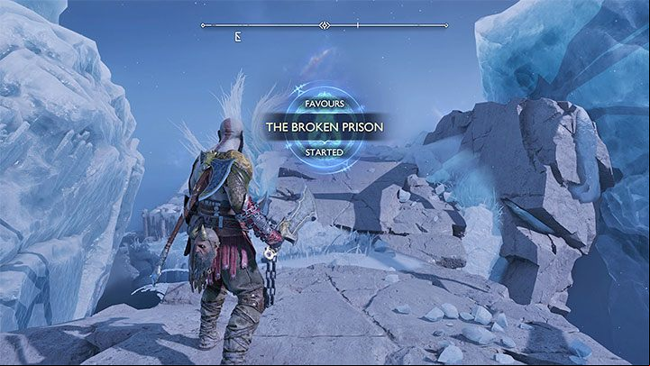 This side quest will start automatically on the way to the prison - God of War Ragnarok: Aesir Prison Wreckage, Niflheim - secrets, collectibles - Niflheim - God of War Ragnarok Guide