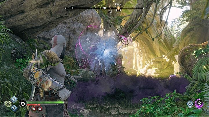 You must now head north toward the Abandoned Village - God of War Ragnarok: Creatures of Prophecy - walkthrough - Walkthrough - God of War Ragnarok Guide
