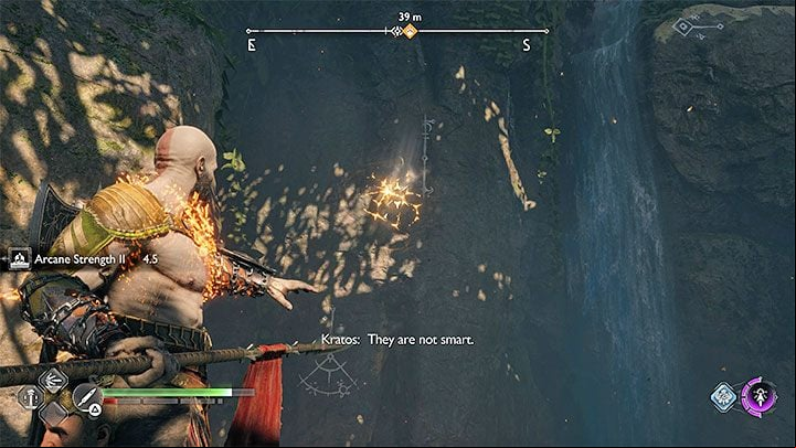 You do not have to rush during the chase and there is no risk of failing the mission - God of War Ragnarok: Creatures of Prophecy - walkthrough - Walkthrough - God of War Ragnarok Guide