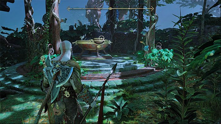 Reach the place where you lifted the stone block (new age) - God of War Ragnarok: Creatures of Prophecy - walkthrough - Walkthrough - God of War Ragnarok Guide