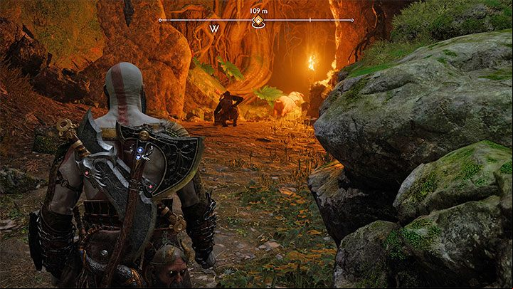 Again, choose the western exit from the camp - God of War Ragnarok: Creatures of Prophecy - walkthrough - Walkthrough - God of War Ragnarok Guide